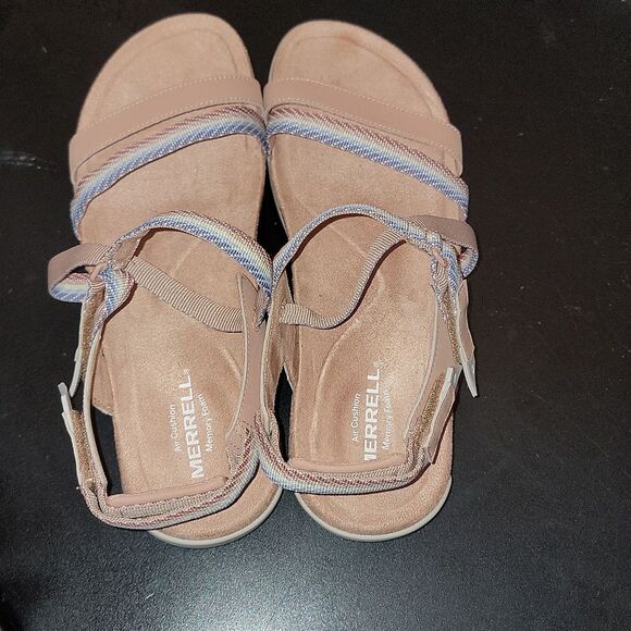 Merrell Tuscany District Mendi Backstrap Air Cushion Memory Foam Sandals Size 9 - Picture 3 of 14